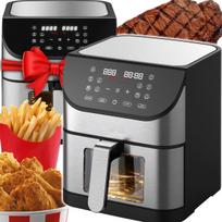 Produktai namams ir sodui // Virtuvės ir namų apyvokos prekės // Frytkownica beztłuszczowa xxl air fryer 8l 1800w wizjer 12 programów - or1308