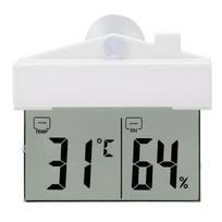Produktai namams ir sodui // Virtuvės ir namų apyvokos prekės // Termometr zewnętrzny wewnętrzny okienny na okno higrometr cyfrowy °c/°f