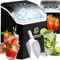 Virtuvės elektros prietaisai ir įranga // Ledo kubo gamintojai ir trupintuvai // Kostkarka do lodu 1,5l maszyna do kostek 120w 12kg/24h ekspresowy lód cicha - or1317