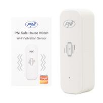 HS501 vibracijos jutiklis su Wi-Fi, suderinamas su Tuya programėle, 3V maitinimas