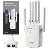 WiFi 5 signalo stiprintuvas | Kartotuvas | Prieigos taškas | AC1200 | 6 antenos | 2x RJ45 | 128MB