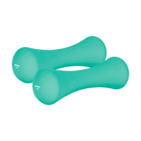 Sporto ir aktyvaus poilsio // Sporto prekės ir įranga // Hantelki żeliwne neoprenowe 2x3kg, REBEL ACTIVE