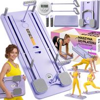 Sporto ir aktyvaus poilsio // Sporto prekės ir įranga // Pilates reformer deska do ćwiczeń wielofunkcyjna 12w1 zestaw do pilatesu - sr341