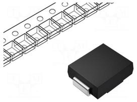 Diode: rectifying | SMD | 1kV | 3A | SMB | Ufmax: 1.7V | Ifsm: 100A