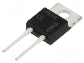 Diode: Schottky rectifying | SiC | THT | 600V | 6A | PG-TO220-2 | Ir: 50uA