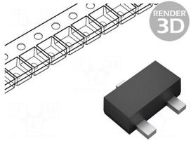 Transistor: NPN | bipolar | 65V | 0.1A | 0.265/0.64W | SOT723