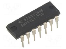 IC: digital | buffer | PDIP14 | -40÷85°C | tube