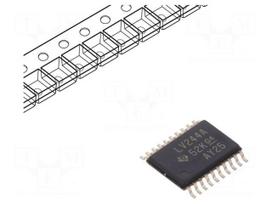IC: digital | buffer,inverting,line driver | Ch: 8 | CMOS | SMD | 74LV