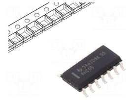 IC: digital | inverter,Schmitt trigger | Ch: 6 | IN: 1 | CMOS | SMD | 2uA