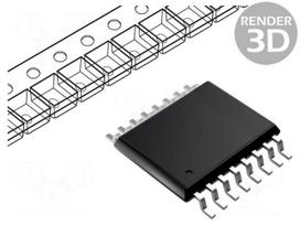 IC: digital | D latch | Ch: 8 | IN: 1 | CMOS | 2÷6VDC | SMD | TSSOP20 | HC