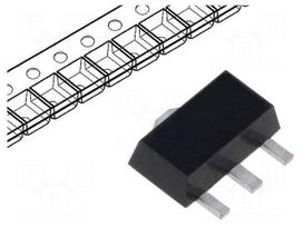 IC: voltage regulator | linear,adjustable | 1.25÷37V | 0.1A | SOT89