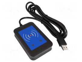 RFID reader | 4.3÷5.5V | USB | antenna | Range: 100mm | 88x56x18.5mm