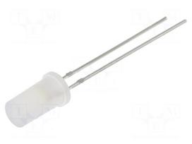 LED | white,red | 5mm | 180° | Front: convex | 2.1÷2.6VDC,2.9÷3.4VDC