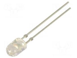 LED | pink | oval | 5.1x4.3mm | 5500mcd | Front: convex | 3.1VDC | 20mA
