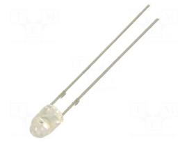 LED | green | 3mm | 8400mcd | 50° | Front: flat | tower | No.of term: 2 | THT