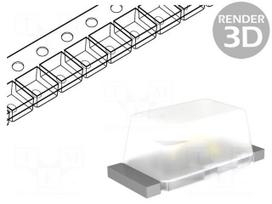 Programmable LED | green | SMD | 0603 | 520mcd | 5VDC | 1.6x0.8x0.55mm