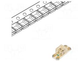 LED | red/green | SMD | 2.1÷2.5/1.95÷2.5VDC | 3.2x1.25x1.1mm | 120°
