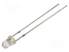 LED | UV | 30° | 20mA | 410÷420nm | 3.4÷3.8VDC | THT