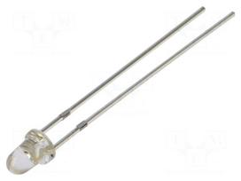 LED | UV | 15° | 20mA | 410÷420nm | 3.4÷3.8VDC | THT