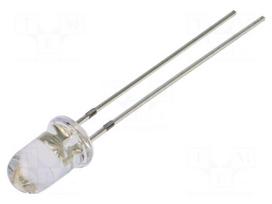 LED | UV | 15° | 20mA | 410÷420nm | 3.4÷3.8VDC | THT