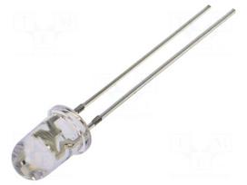 LED | UV | 60° | 20mA | 410÷420nm | 3.4÷3.8VDC | THT