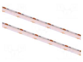 SOB LED tape | white warm | LED/m: 320 | 8mm | IP20 | 8W/m | CRImin: 92