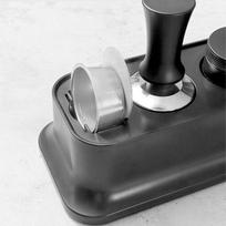 ABS Material Tamper Holder Mat Anti Slip Base Coffee Filter Tamper  Kitchen Counter Use