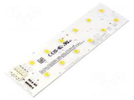 LED strip | W: 49.5mm | L: 172.2mm | No.of diodes: 12 | CRImin: 70 | 3000K