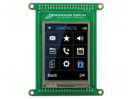 Display: TFT | 2.4" | 240x320 | Illumin: LED | 69.03x85.2x8.18mm | RGB