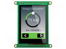 Display: TFT | 2.8" | 240x320 | Illumin: LED | 69.03x85.2x8.29mm | RGB