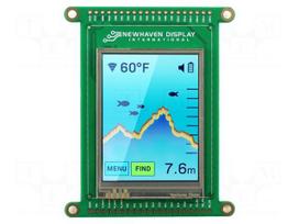 Display: TFT | 2.4" | 240x320 | Illumin: LED | 69.03x85.2x8.18mm | RGB