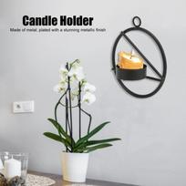 Sturdy Base Cup Wall Hanging Candle Holder Easy To Clean Metal Candle Holder  Hallway Decor