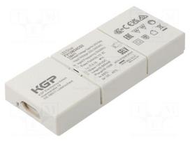 Power supply: switching | LED | 12W | 24VDC | 0÷500mA | 220÷240VAC | IP20