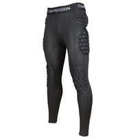 Professional Goalkeeper Soccer Training Pants Knee Pad Slim Skinny Football Shorts Knee Pads Shin Guard Sports Safety Trousers S