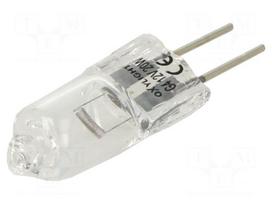 Filament lamp: halogen | G4 | 20W | 12VAC | 260lm | 2800K | CRImin: 99