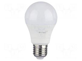 LED lamp | E27 | white warm | 220÷240VAC | 806lm | P: 8.5W | 200° | 3000K