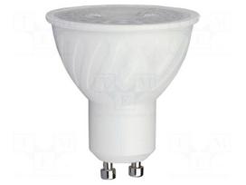 LED lamp | GU10 | neutral white | 220÷240VAC | 445lm | P: 6W | 110° | 4000K
