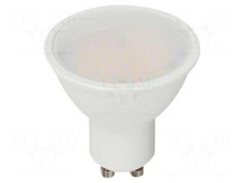 LED lamp | GU10 | white warm | 220÷240VAC | 400lm | P: 4.5W | 100° | 3000K