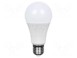 LED lamp | E27 | white warm | 220÷240VAC | 1055lm | P: 10.5W | 200° | 3000K
