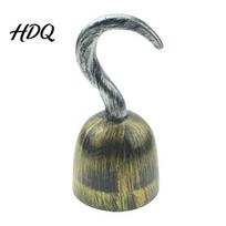 Pirates of The Caribbean Costume Accessory Pirate Hook Prop for Halloween Costume Realistic Plastic Captain Cosplay Party Cosplay Retro Favor A