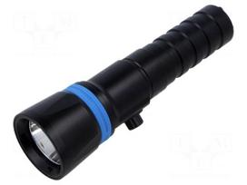 Torch: LED | IPX8 | 1600lm | L: 168mm | Ø: 45mm | 5° | 6500K | diving