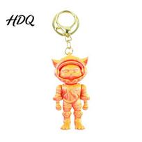Bag Charm Keychain 3D-Printed Space Cat Astronaut Pendant Stress-Relief Phone Safe Toy Lightweight for Keys Bags Backpacks Gift Key Chain