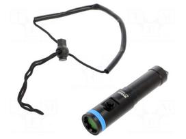 Torch: LED | IPX8 | L: 126.5mm | Ø: 26.4mm | diving | laser pointer