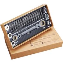 Ratchet Wrench Socket Screwdriver Bits Kit Multifunctional Ratchet Spanner Set 1