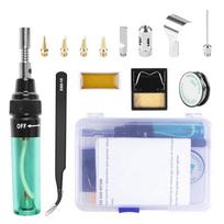 Wireless Gas Blow Torch Soldering Iron Cordless Butane Tip Tool Welding Set 1