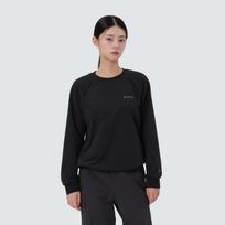 [Snowpeak] Rago Women's Sweatshirt Black (S25FWTHT33) 85(S)