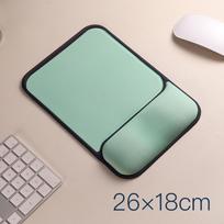 Non-Slip Keyboard Wrist Support Silicone Mouse Pad With Wrist Rest Wrist Rest Mouse Pad  Office Use cyan-hwd