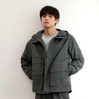 [Snowpeak] Campfield Utility Windbreaker Rustic Khaki (S26ZMCWB10) 95(M)