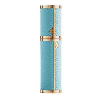 Fragrance Bottom-filled Perfume Bottle Aluminum Perfume Atomizer  Refillable Bottle blue-Lichee Pattern