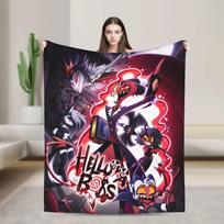 Hazbins Hotels Alastor Vox 2 Accessories Blanket Ultra Soft Throw Blankets for Couch 50x60 Inches Multiple Sizes Bedspread Size: 75*100cm, Weight: 230 GSM
